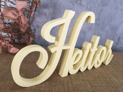 Letras Decorativas em mdf - Linha Cursiva