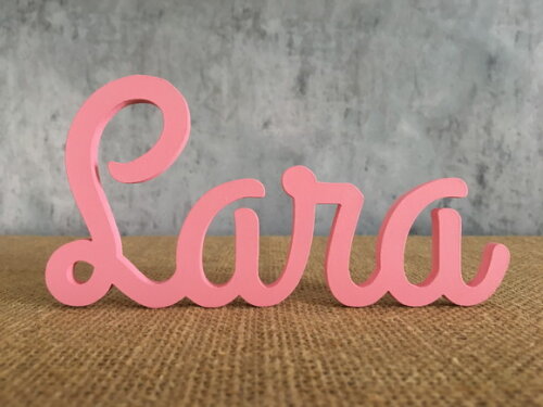 Letras Decorativas em MDF - Linha Cursiva