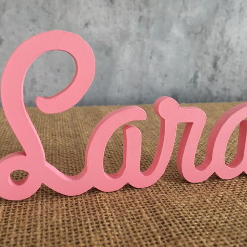 Letras Decorativas em MDF - Linha Cursiva