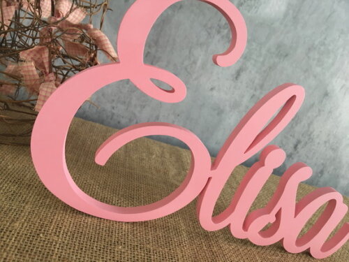 Letras Decorativas em MDF - Linha Cursiva