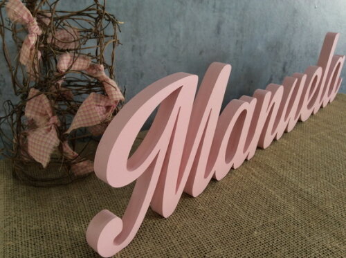 Letras Decorativas em MDF - Linha Cursiva