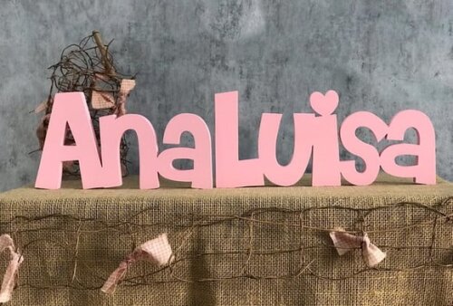 Letras Decorativas em MDF Linha CH