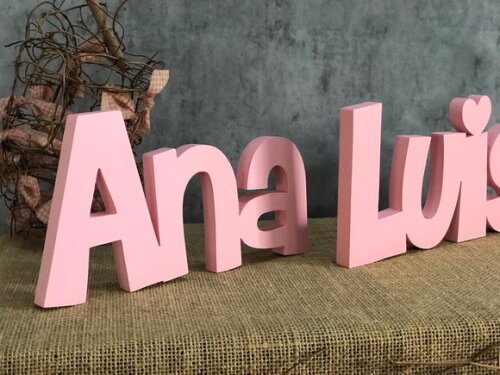 Letras Decorativas em MDF Linha CH
