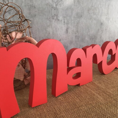 Letras Decorativas em MDF Linha CH