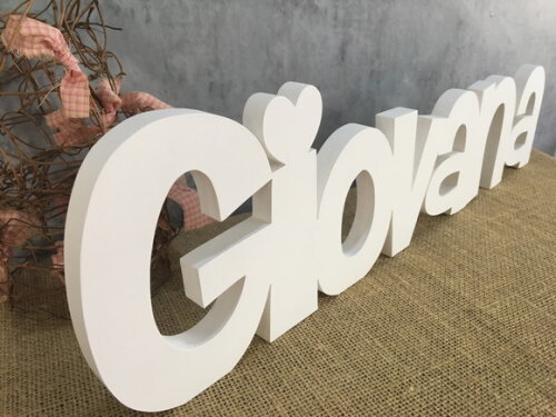 Letras Decorativas em MDF Linha CH