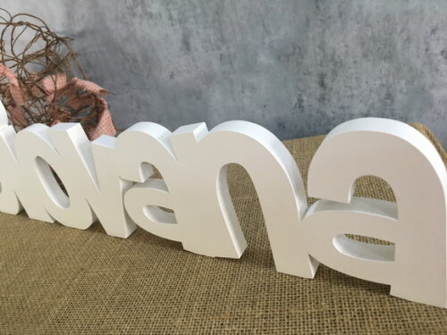 Letras Decorativas em MDF Linha CH