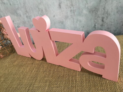 Letras Decorativas em MDF Linha CH