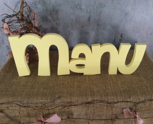Letras Decorativas em MDF Linha CH