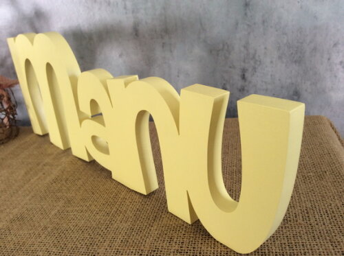 Letras Decorativas em MDF Linha CH