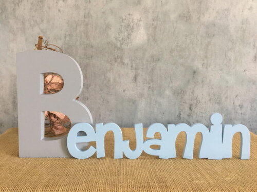 Letras Decorativas em mdf Personalizado 18cm