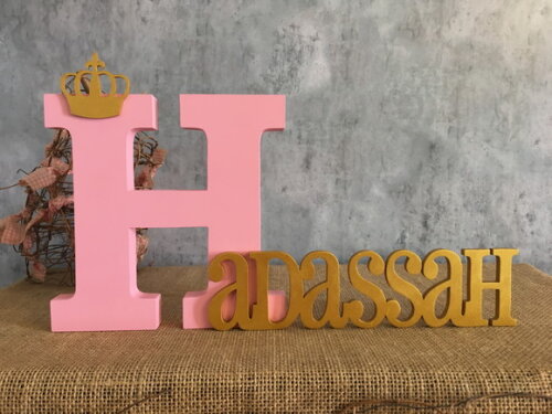 Letras Decorativas em MDF PERSONALIZADO 18cm