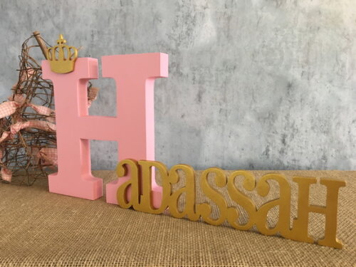 Letras Decorativas em MDF PERSONALIZADO 18cm