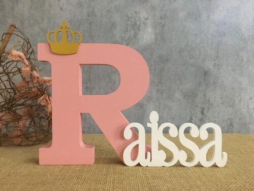 Letras Decorativas em MDF PERSONALIZADO 18cm