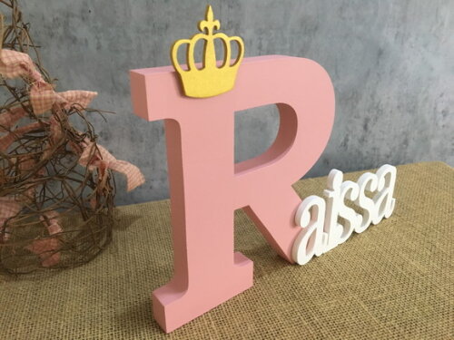 Letras Decorativas em MDF PERSONALIZADO 18cm
