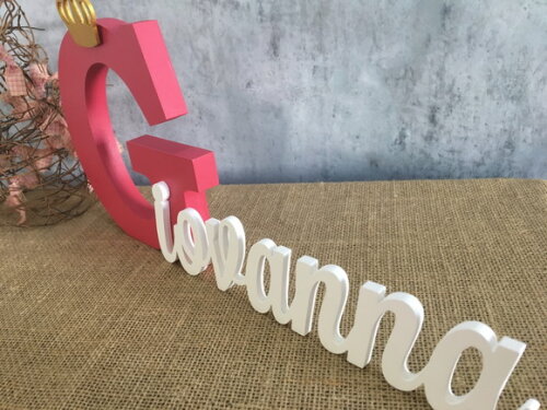 Letras Decorativas em MDF PERSONALIZADO 18cm