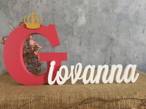 Letras Decorativas em MDF PERSONALIZADO 18cm