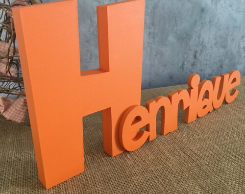 Letras Decorativas em MDF PERSONALIZADO 18cm CH