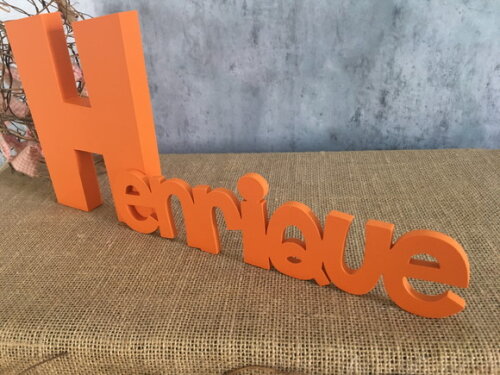 Letras Decorativas em MDF PERSONALIZADO 18cm CH