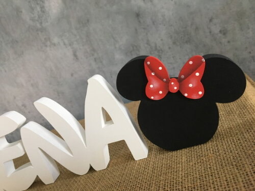 Letras Decorativas Festa Disney MInnie