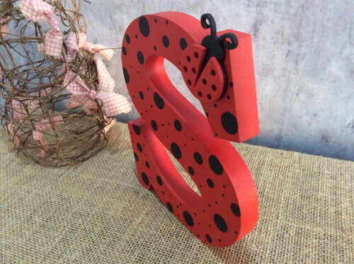 Letras Decorativas Lady Bug -Miraculous
