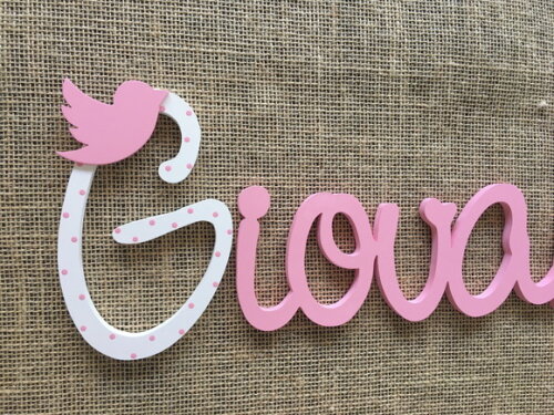 Letras Decorativas Nome de Parede