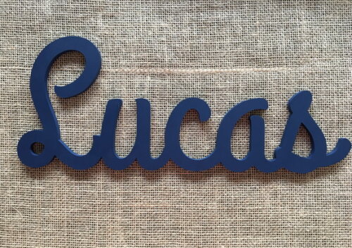 Letras Decorativas Nome de Parede