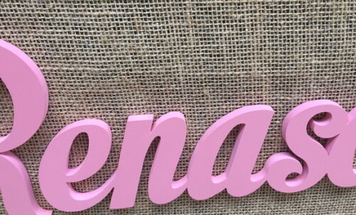 Letras Decorativas Nome De Parede