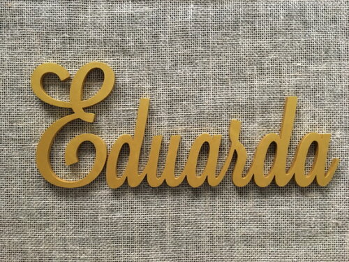 Letras Decorativas Nome De Parede