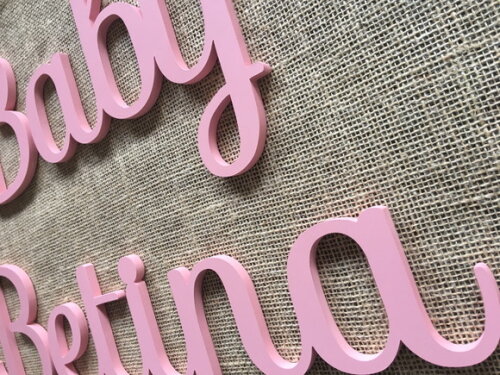 Letras Decorativas Nome De Parede