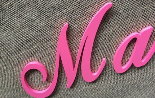 Letras Decorativas Nome De Parede
