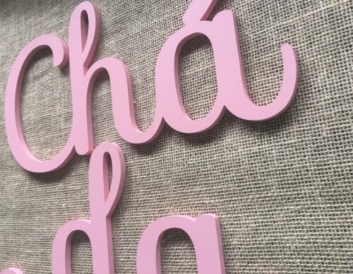 Letras Decorativas Nome De Parede