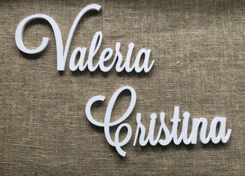 Letras Decorativas Nome De Parede