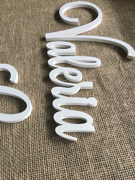 Letras Decorativas Nome De Parede