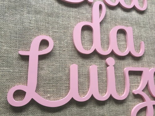 Letras Decorativas Nome De Parede