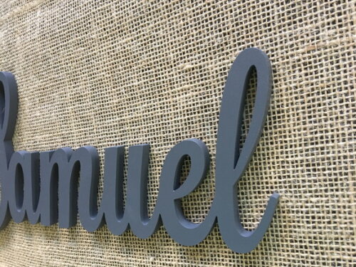 Letras Decorativas Nome De Parede