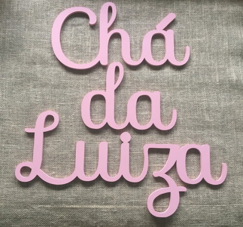 Letras Decorativas Nome De Parede