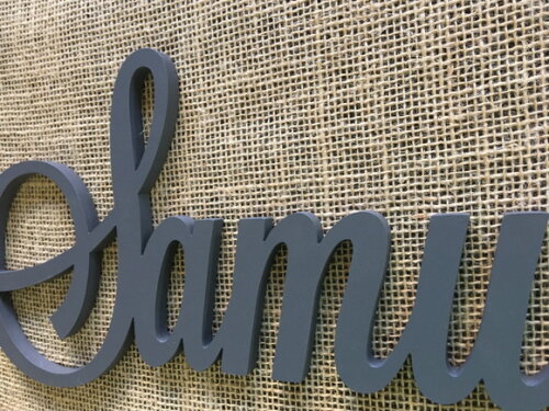 Letras Decorativas Nome De Parede