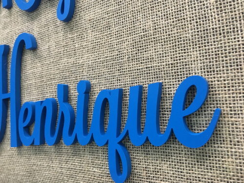 Letras Decorativas Nome De Parede