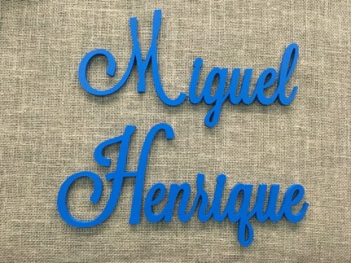 Letras Decorativas Nome De Parede