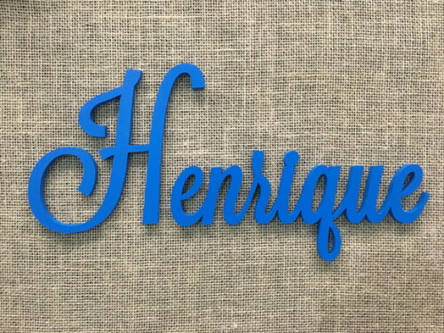 Letras Decorativas Nome De Parede