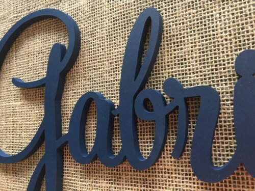Letras Decorativas Nome De Parede