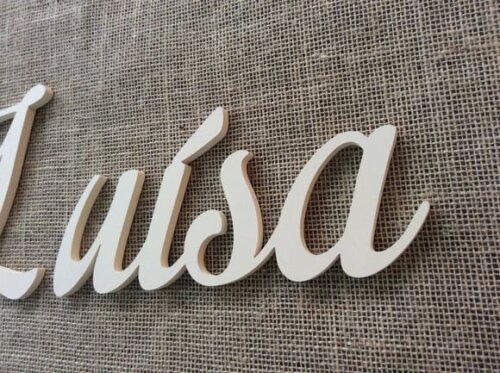 Letras Decorativas Nome De Parede