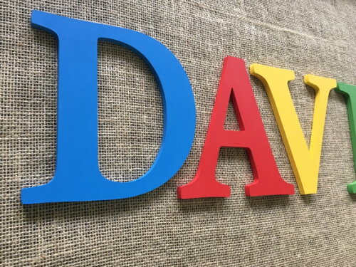 Letras Decorativas Nome de Parede Circo