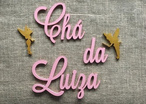 Letras Decorativas Nome De Parede TINKER BELL