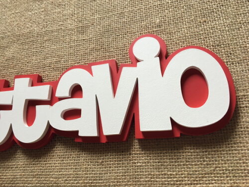 Letras Decorativas Nome De Parede Linha SB