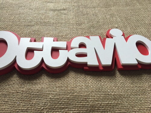 Letras Decorativas Nome De Parede Linha SB