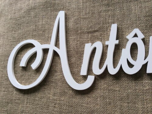 Letras Decorativas Nome De Paredel
