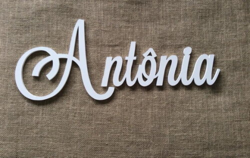 Letras Decorativas Nome De Paredel