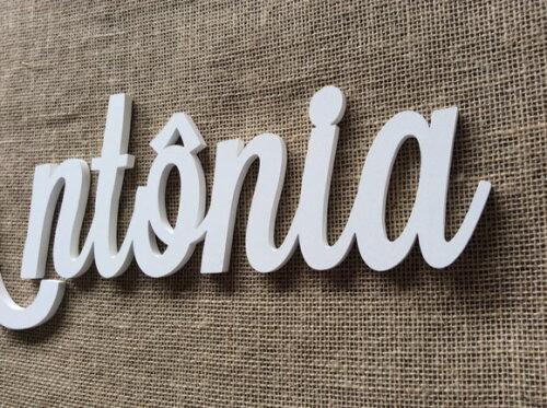 Letras Decorativas Nome De Paredel
