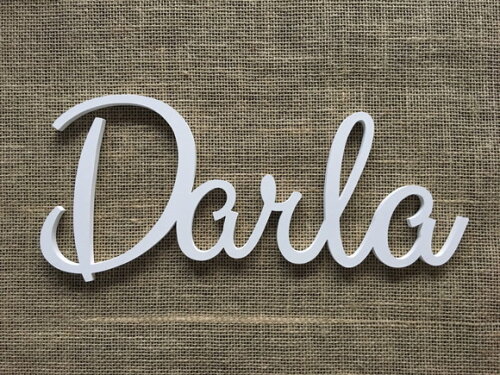 Letras Decorativas Nomes de Parede